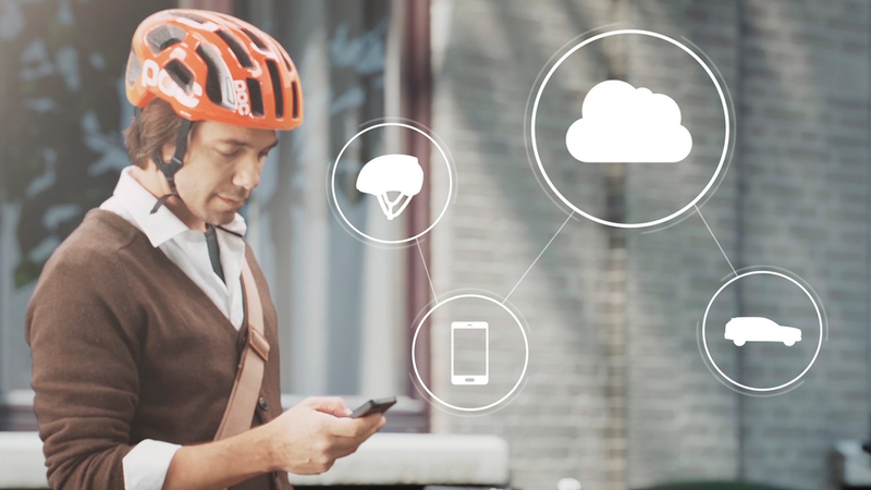 Illustration for article titled Volvo Created a Bike Helmet That Warns Drivers About Nearby Cyclists